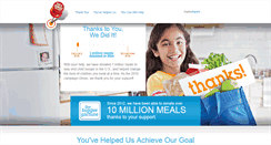 Desktop Screenshot of childhungerendshere.com